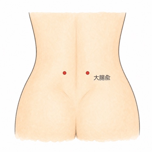 大腸兪（BL25）の位置イラスト